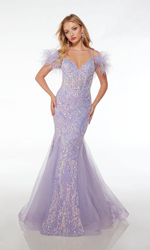 UNK-61653. Long, Spaghetti Strap Neckline, Mermaid image 0