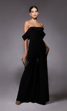 UNK-70068. Short, Off The Shoulder, Jumpsuit image 0