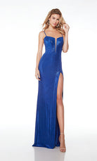 UNK-61499. Long, Plunging Neckline, Straight, Open Back image 9