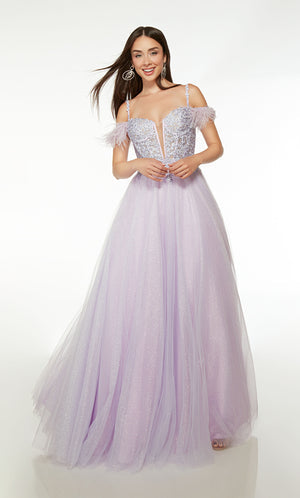 UNK-61670. Long, Plunging Neckline, Ballgown image 0