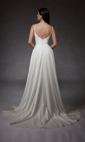 UNK-7095. Long, Sweetheart Neckline, A-line image 1