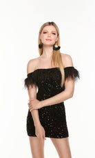 UNK-4606. Short, Off The Shoulder, Straight image 2