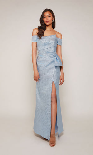 UNK-27639. Long, Off The Shoulder, Fit N Flare image 5
