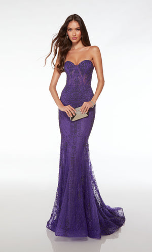 UNK-61579. Long, Sweetheart Neckline, Mermaid image 6