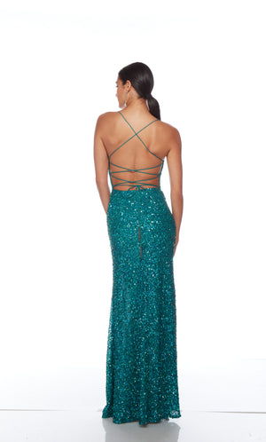 UNK-88000. Long, Scooped Neckline, Straight image 7