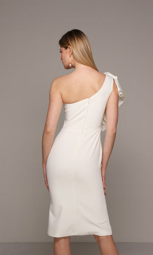 UNK-70005. Short, One Shoulder, Straight, Closed Back image 7