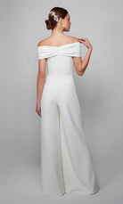 UNK-70013. Long, Off The Shoulder, Jumpsuit image 2