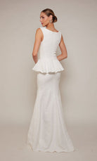 UNK-27579. Long, Scoop Neck, Straight, Closed Back image 4