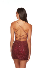 UNK-84002. Short, Scooped Neckline, Straight image 15