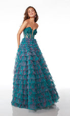 UNK-61535. Long, Strapless Neckline, Ballgown image 0