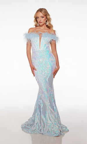 UNK-61650. Long, Off The Shoulder Neckline, Mermaid image 0