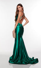 UNK-61437. Long, Plunging Neckline, Fit N Flare image 5