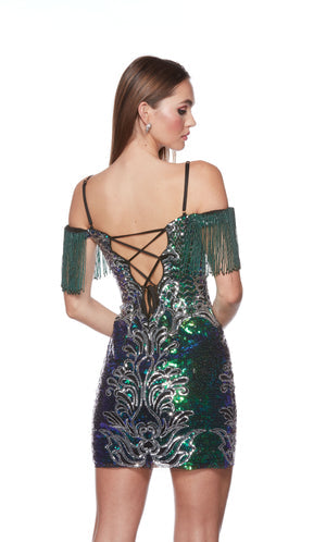 UNK-4636. Short, Off The Shoulder, Straight image 1