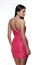 UNK-4921. Short, Sweetheart Neckline, Straight image 3