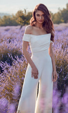 UNK-70014. Long, Off The Shoulder, Jumpsuit image 0