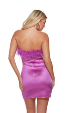UNK-4723. Short, Strapless, Straight, Closed Back image 7