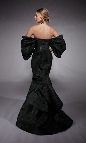 UNK-27747. Long, Off The Shoulder, Mermaid, Closed Back image 1