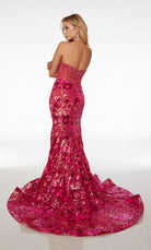 UNK-61507. Long, Strapless, Mermaid, Closed Back image 1