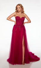 UNK-61723. Long, Strapless Neckline, Ballgown image 3