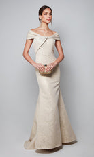 UNK-27613. Long, Off The Shoulder, Fit N Flare image 3