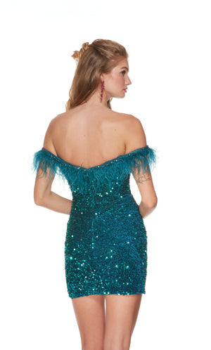 UNK-4606. Short, Off The Shoulder, Straight image 8