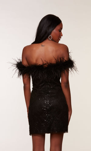 UNK-4649. Short, Off The Shoulder, Straight image 1