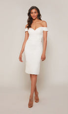 UNK-70047. Short, Off The Shoulder, Straight image 2