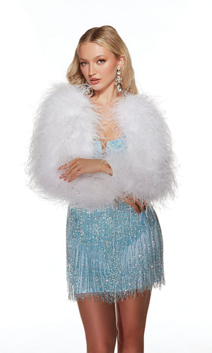 UNK-4807. Short, Plunging Neckline, Straight image 6