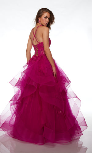 UNK-61094. Corset Dress, Sweetheart Neckline, Ballgown image 10