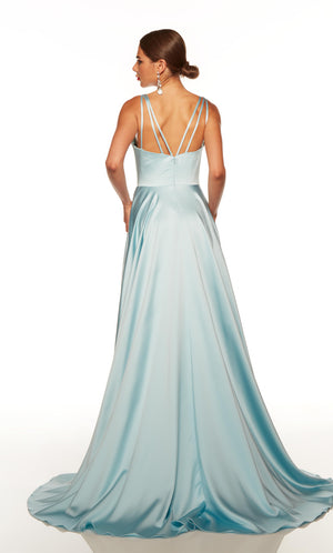 UNK-1749. Long, Sweetheart Neckline, A-line image 6