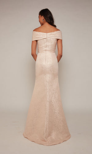 UNK-27613. Long, Off The Shoulder, Fit N Flare image 1