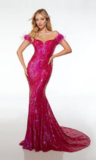 UNK-61595. Long, Off The Shoulder, Mermaid image 5