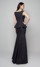 UNK-27579. Long, Scoop Neck, Straight, Closed Back image 1