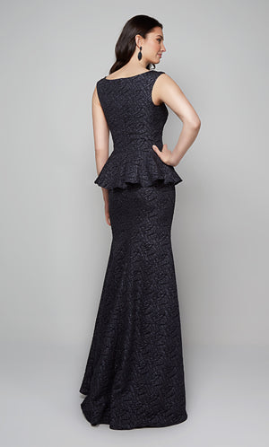 UNK-27579. Long, Scoop Neck, Straight, Closed Back image 1
