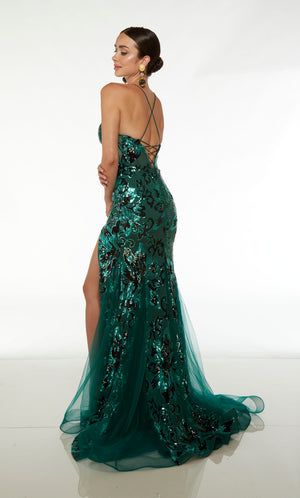 UNK-61617. Long, Plunging Neckline, Mermaid image 6