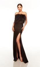 UNK-61458. Long, Strapless, Straight, Closed Back image 0