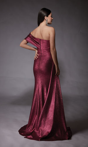 UNK-27663. Long, Off The Shoulder, Straight image 3
