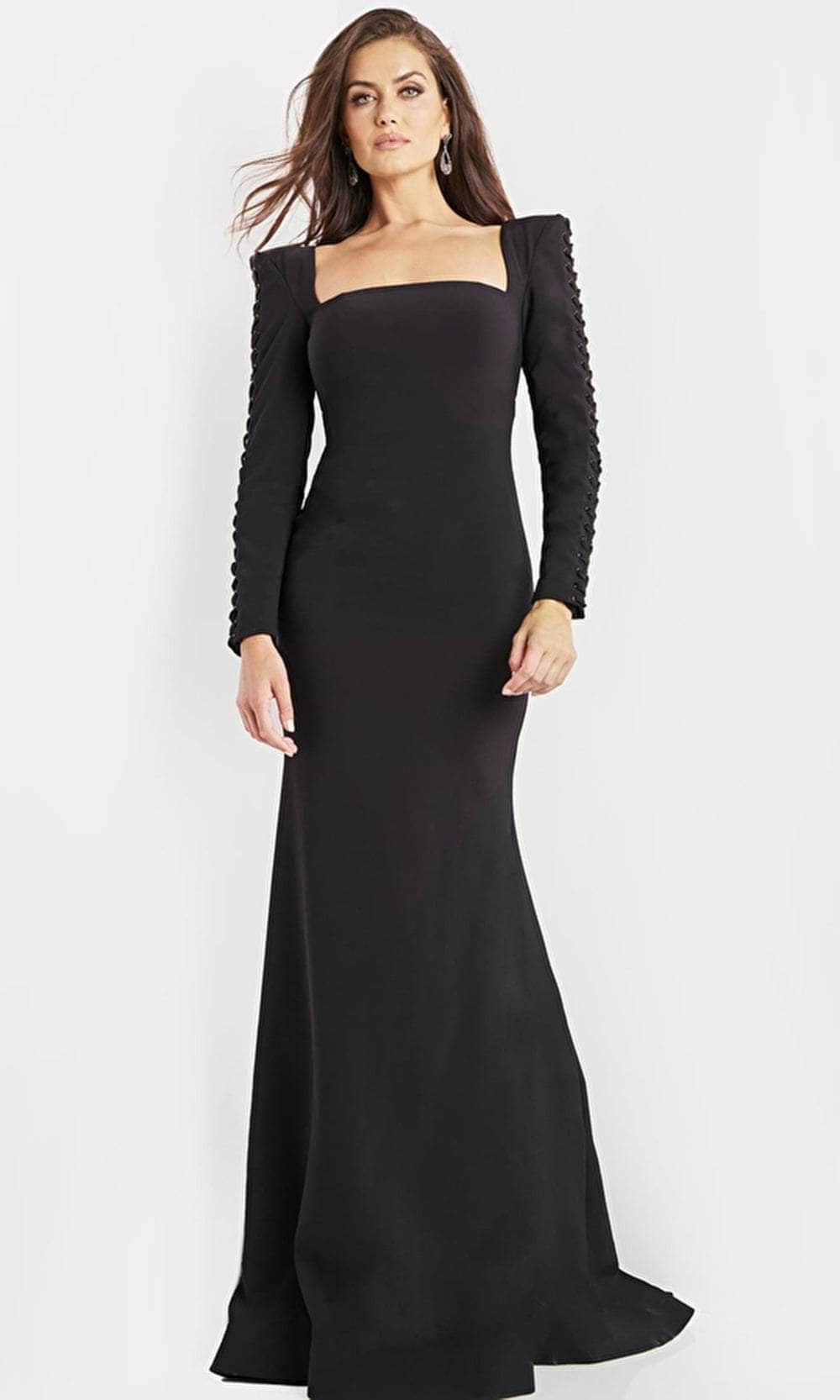 silhouette evening dresses Floral Beaded Bodice Long Formal Evening Dress  The Dress Outlet