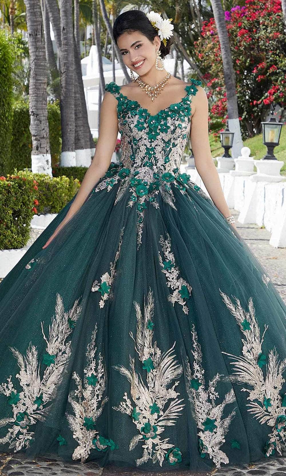 mori lee green prom dress Morilee 48063