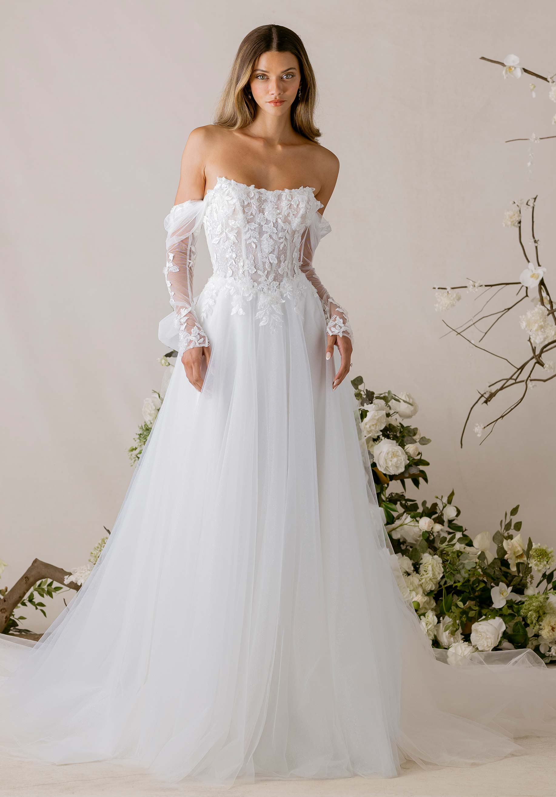 mori lee beaded wedding dress Mori Lee Beaded Edge Royal Cathedral Veil l Preowned Bridal Veil l Los Angeles main image 1