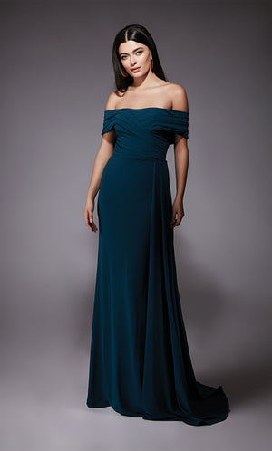 UNK-27745. Long, Off The Shoulder, Straight